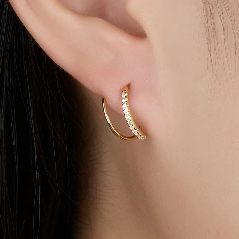 Twister Huggie Hoops