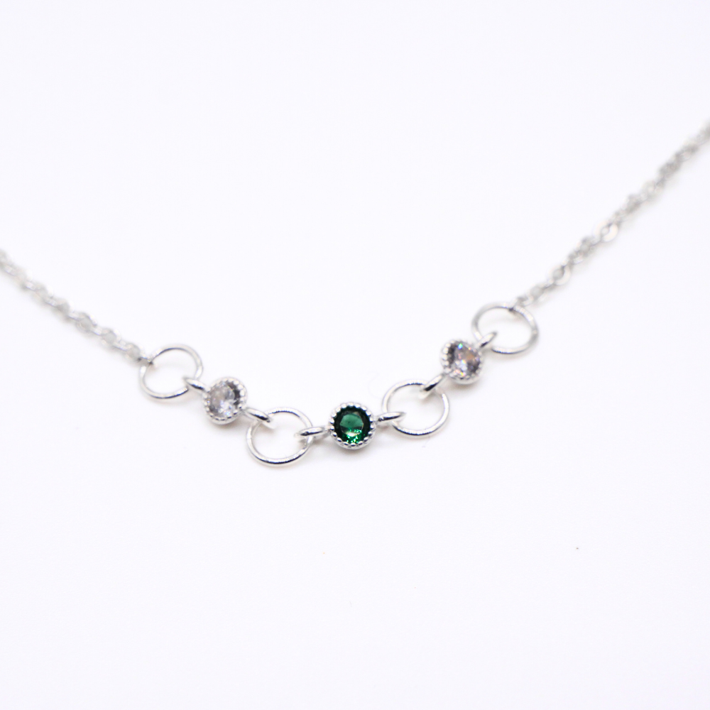 Gemma Emerald Necklace - Mid