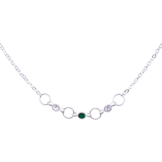 Gemma Emerald Necklace - Mid