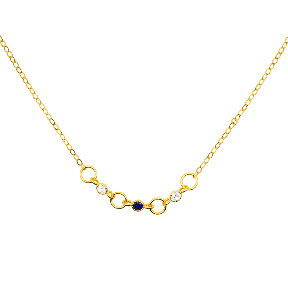 Gemma Sapphire Necklace - Mid