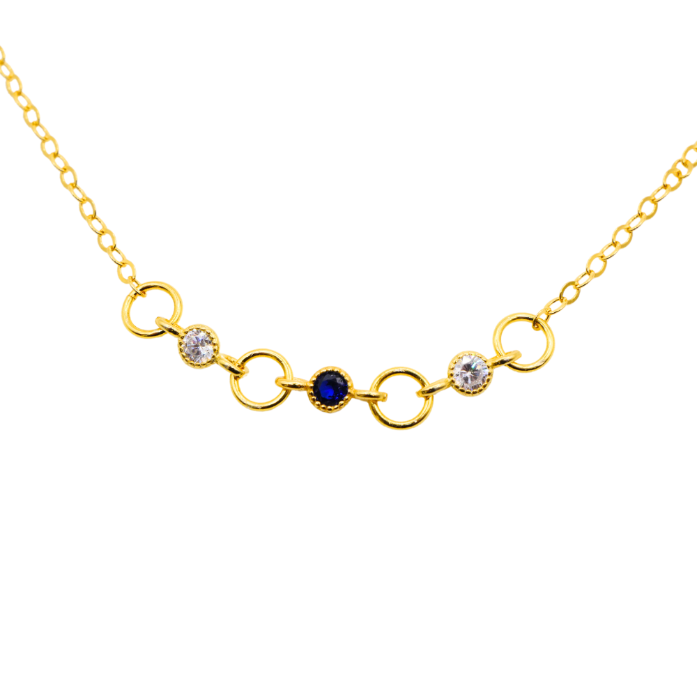Gemma Sapphire Necklace - Mid
