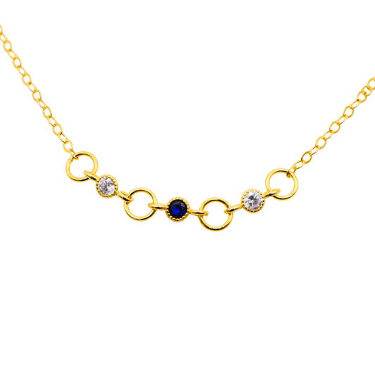 Gemma Sapphire Necklace - Short