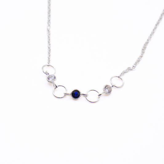 Gemma Sapphire Necklace - Mid