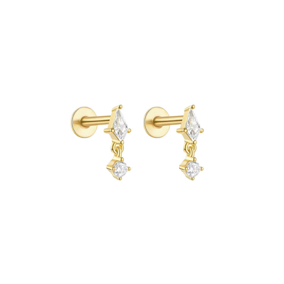 Glimmer Drop Flatback Studs