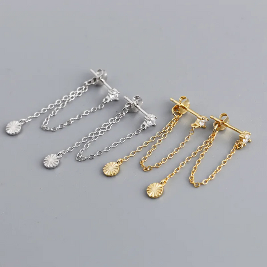 Sunbeam Chain Studs