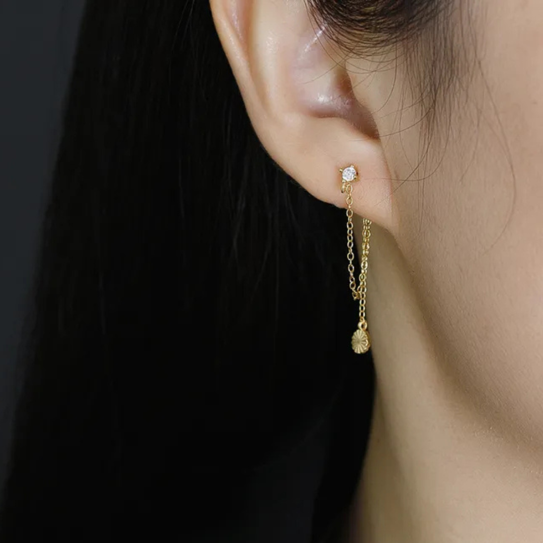Sunbeam Chain Studs