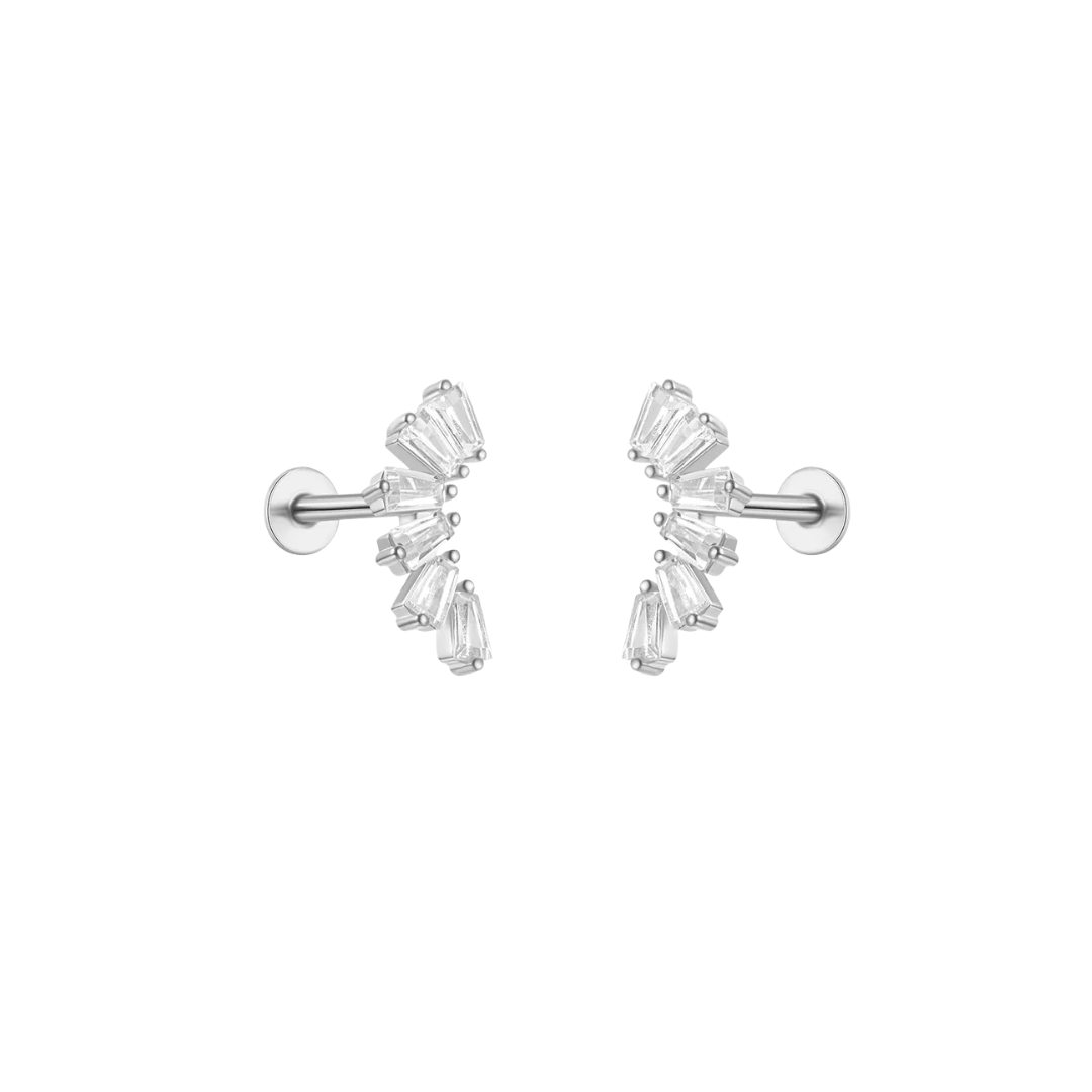 Crescent Flatback Studs