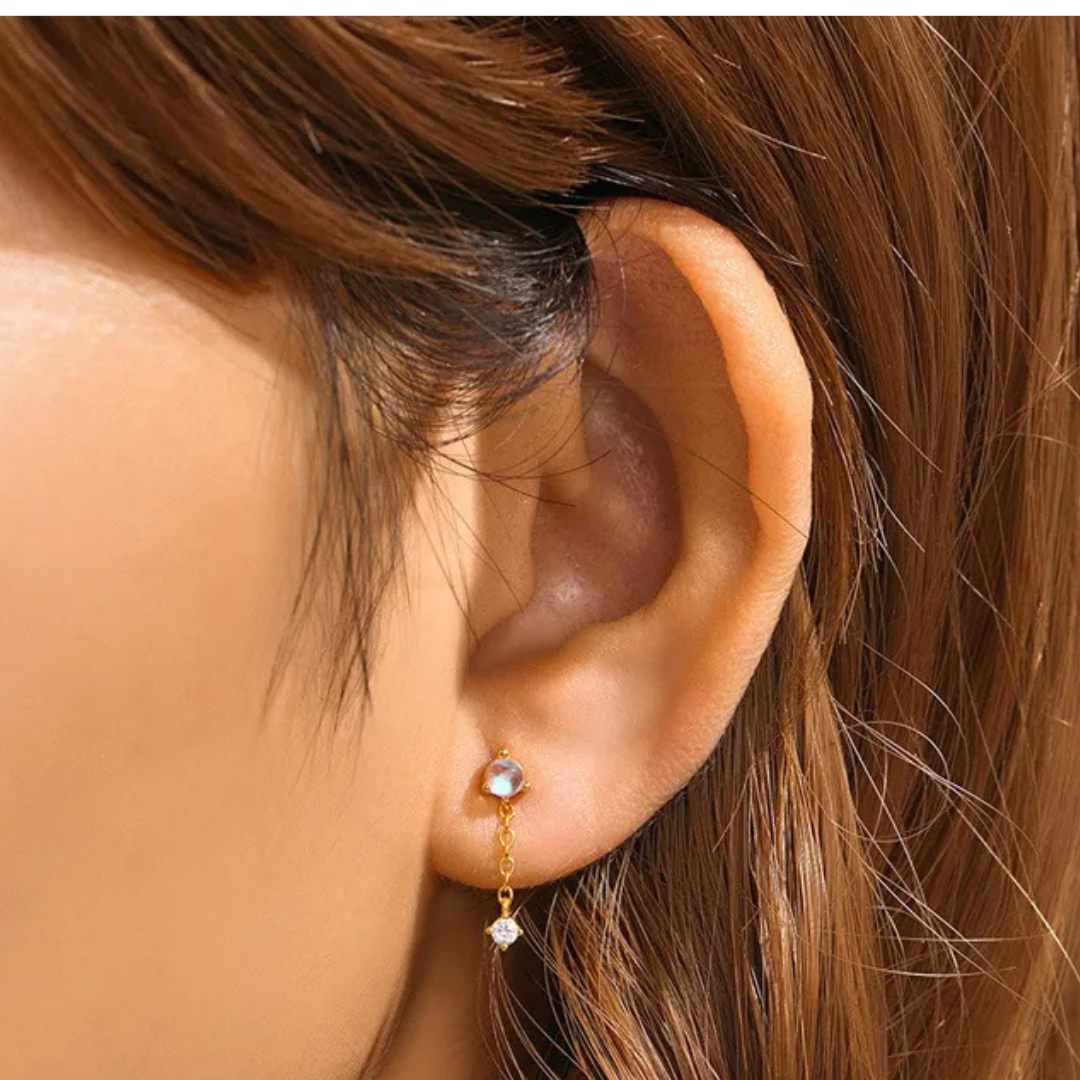 Glow Drop Flatback Studs